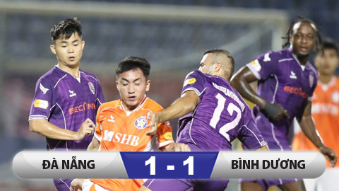 Kết quả SHB.ĐN 1-1 B.BD: Tiến Linh lập công trong cơn mưa thẻ đỏ